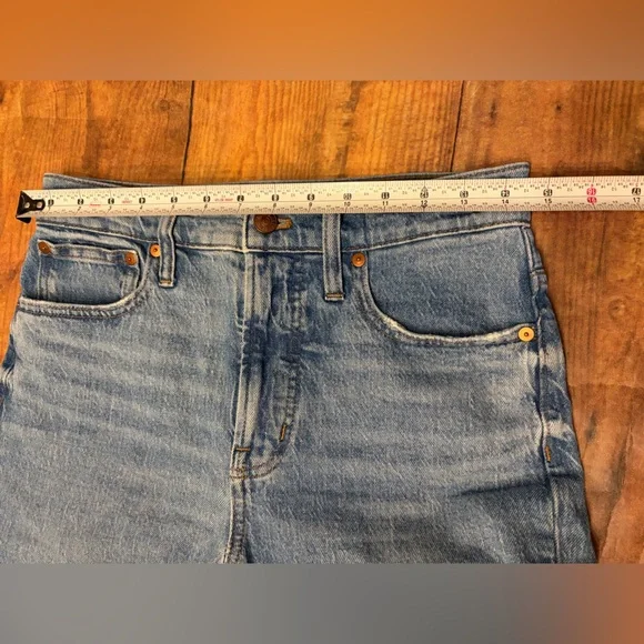 Madewell Men's Straight Blue Jeans - Picture 4 of 5